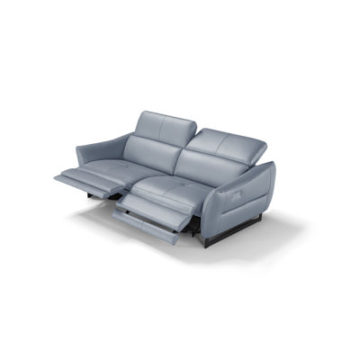 17 Stories Sofa Allysse aus Echtleder | Wayfair.de